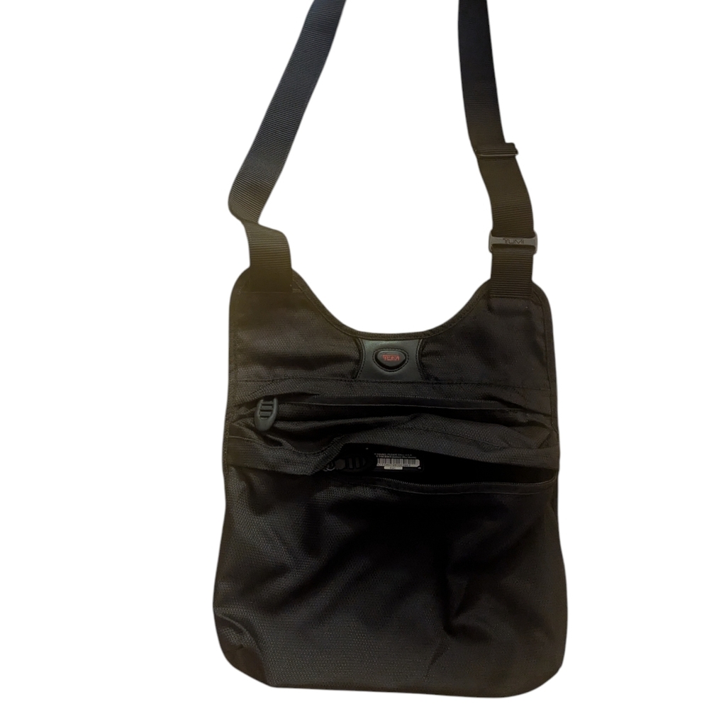 Tumi Black Messenger Bag - Picture 2 of 15